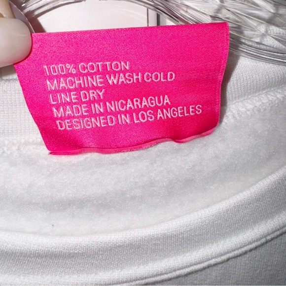 Cowgirl Summer Graphic White Sweatshirt Western Rodeo Surfing Sz S/M Cotton - Picture 11 of 13